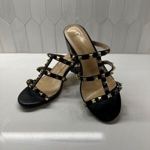 Gold Studded Sandals